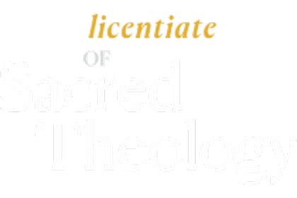 licentiate in sacred theology|licentiate degree meaning.